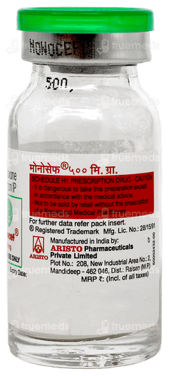 Monocef 500Mg Injection 1 Monocef 500Mg Injection 1